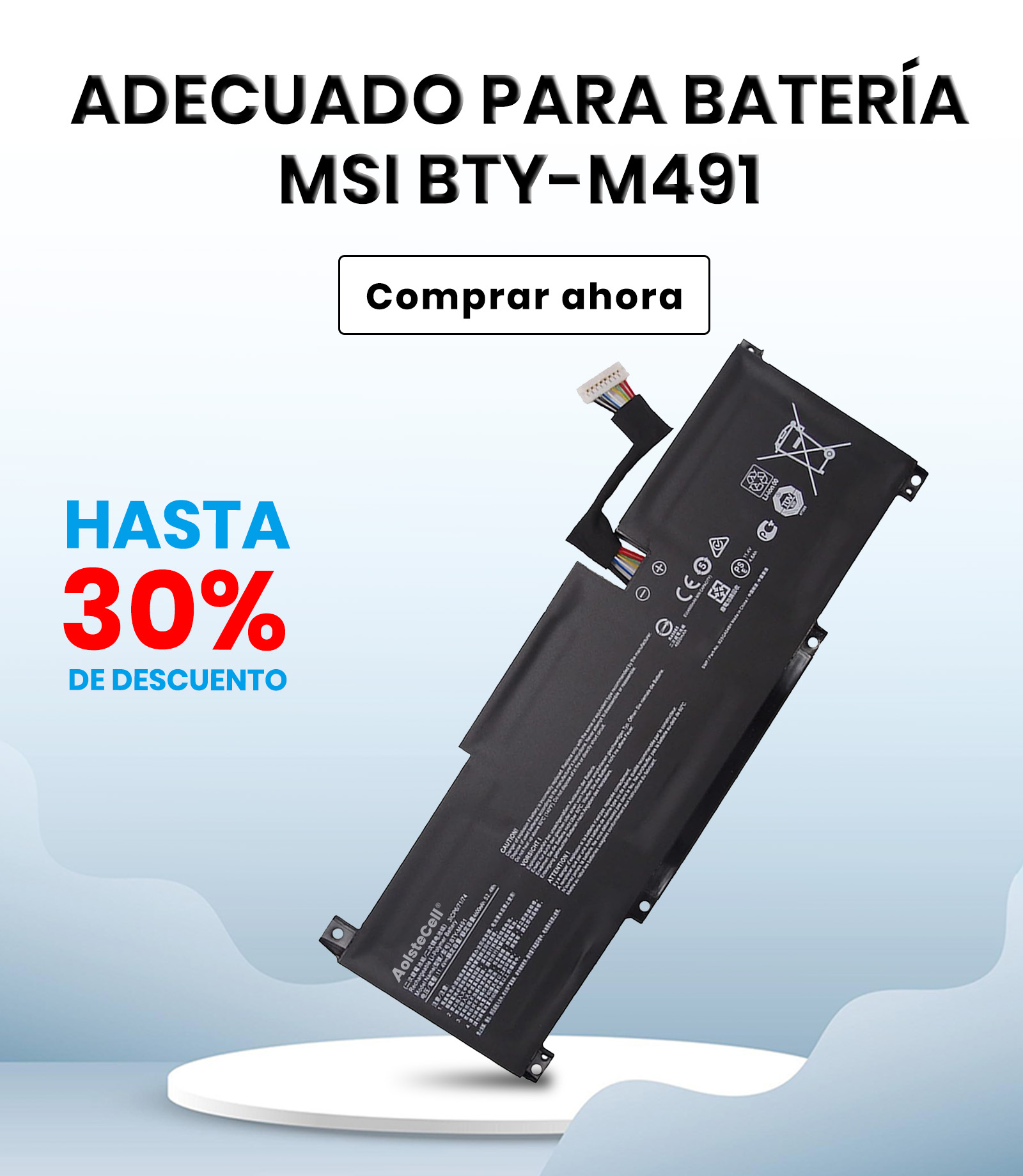 Batería Para BTY-M491